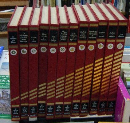 El MUNDO DE LA CULTURA. ENCICLOPEDIA FORMATIVA MARÍN. 12 TOMOS. (ZA-1)