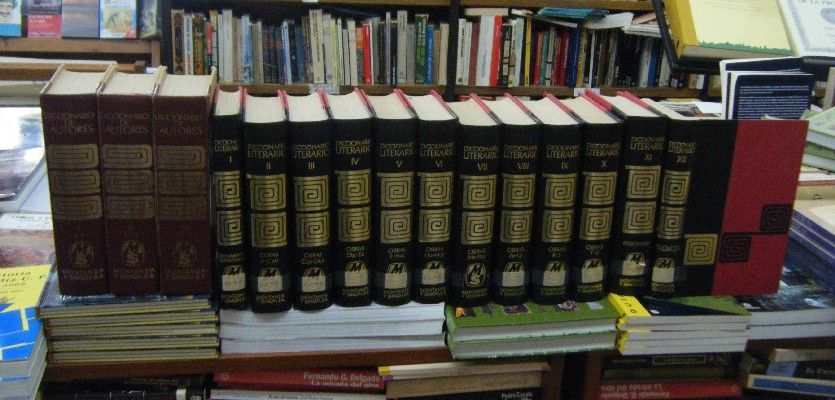 DICCIONARIO LITERARIO 12 TOMOS MAS 3 DE DICCIONARIO DE AUTORES.