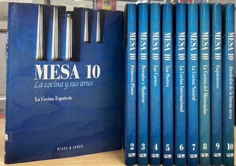 MESA 10. LA COCINA Y SUS ARTES (10 TOMOS)
