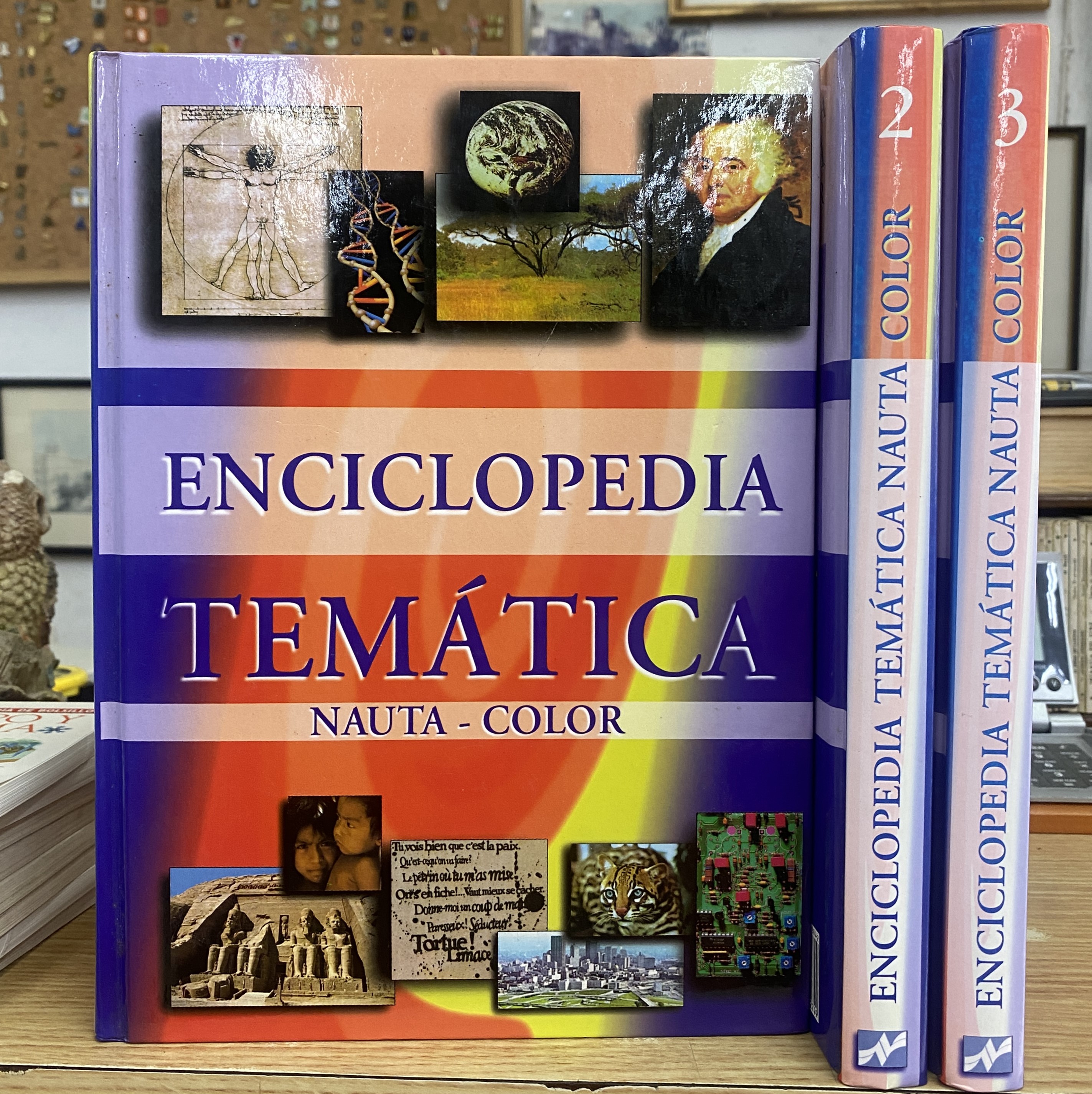 ENCICLOPEDIA TEMÁTICA NAUTA -COLOR. 3 TOMOS (ZA-58)