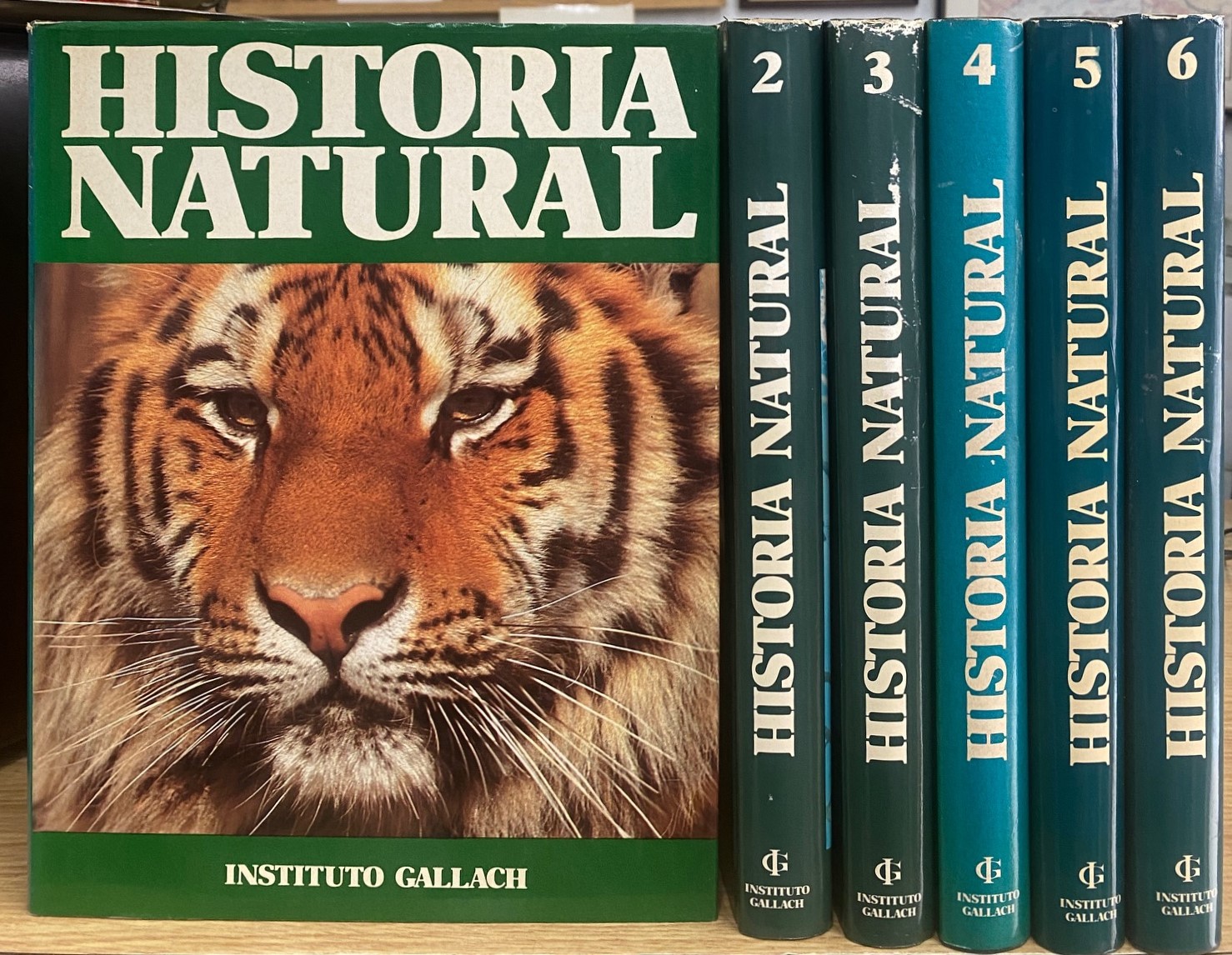 HISTORIA NATURAL GALLACH (6 TOMOS)