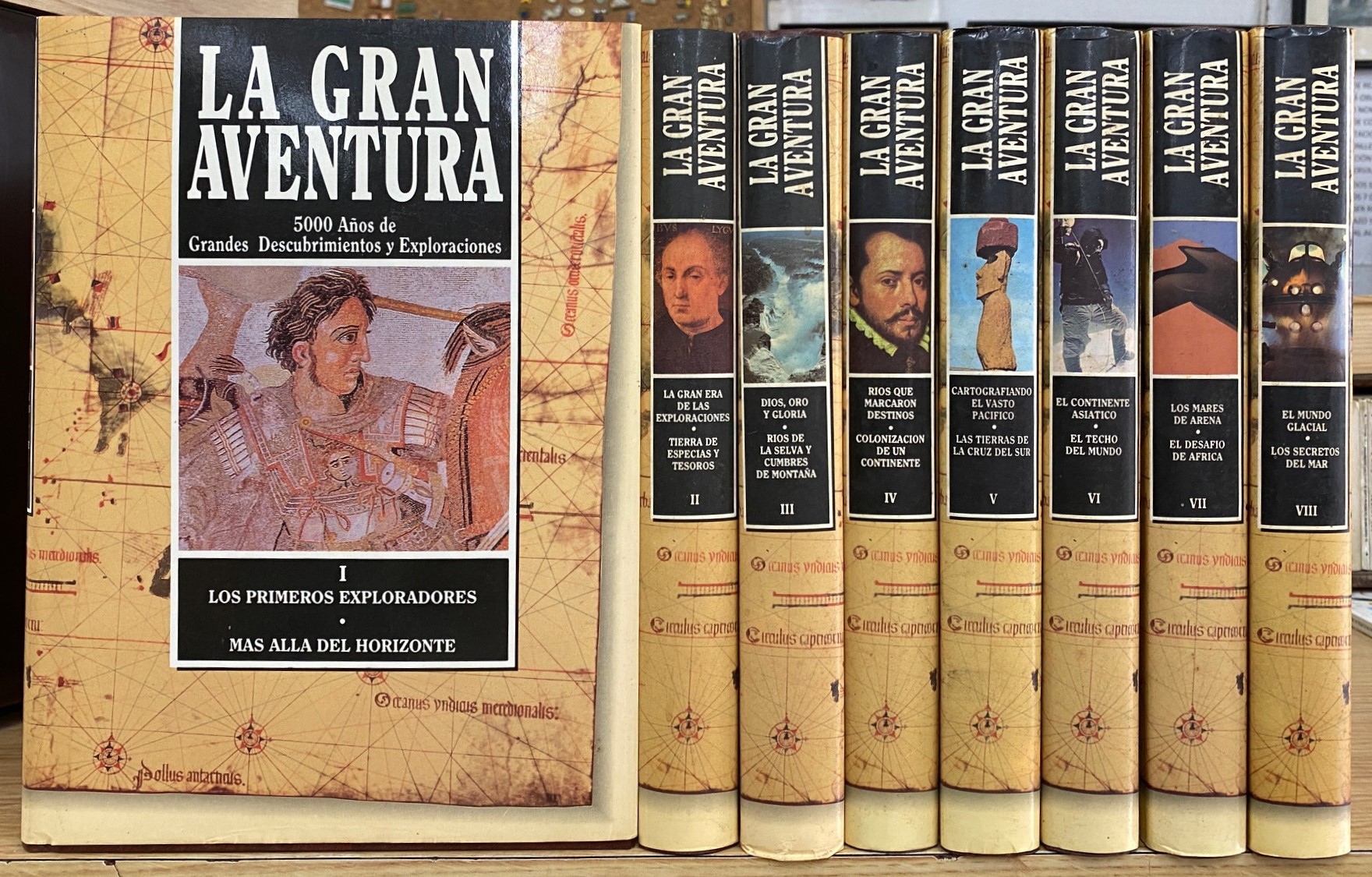 GRANDES DESCUBRIMIENTOS Y EXPLORACIONES (8 TOMOS)