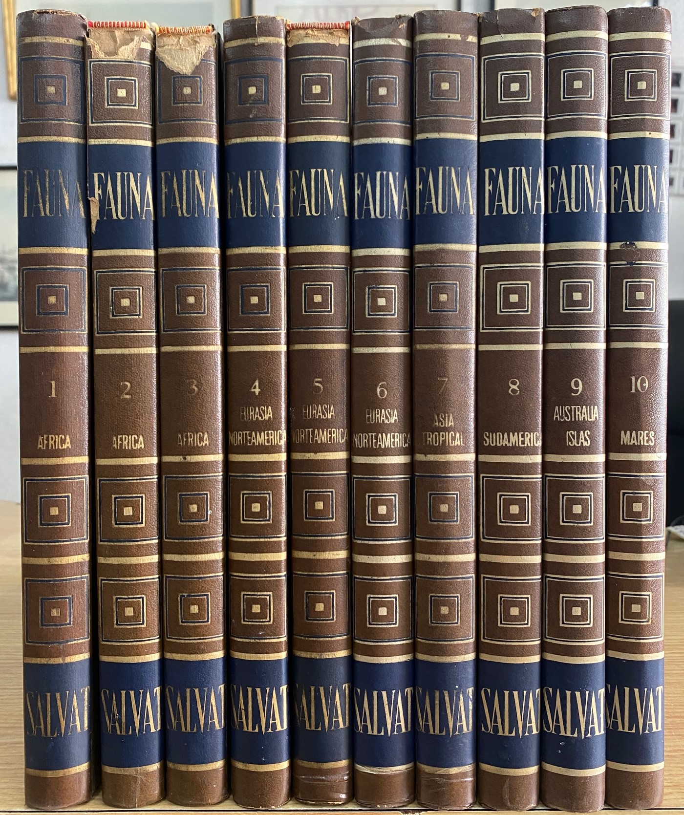 ENCICLOPEDIA SALVAT DE LA FAUNA (10 TOMOS)