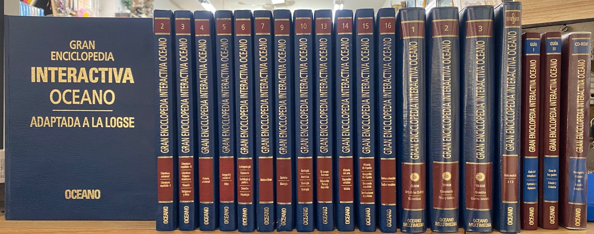 GRAN ENCICLOPEDIA INTERACTIVA OCEANO (20 TOMOS, LEER DESCRIPCIÓN)