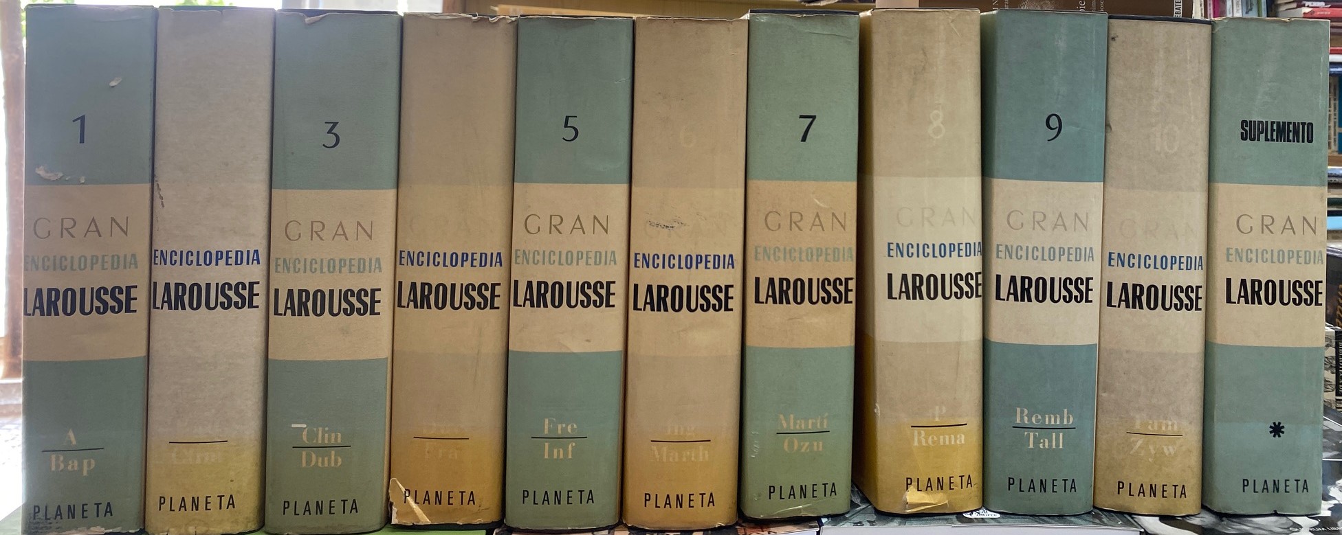 GRAN ENCICLOPEDIA LAROUSSE. 10 TOMOS + SUPLEMENTO