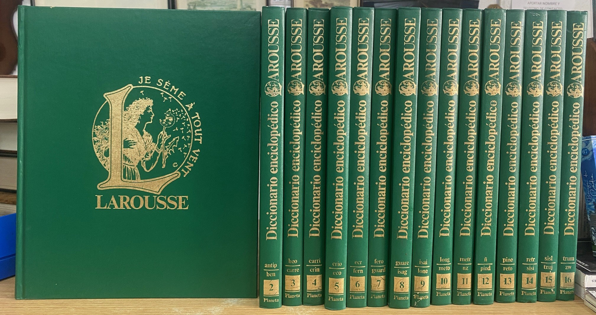 DICCIONARIO ENCICLOPEDICO LAROUSSE (16 TOMOS)