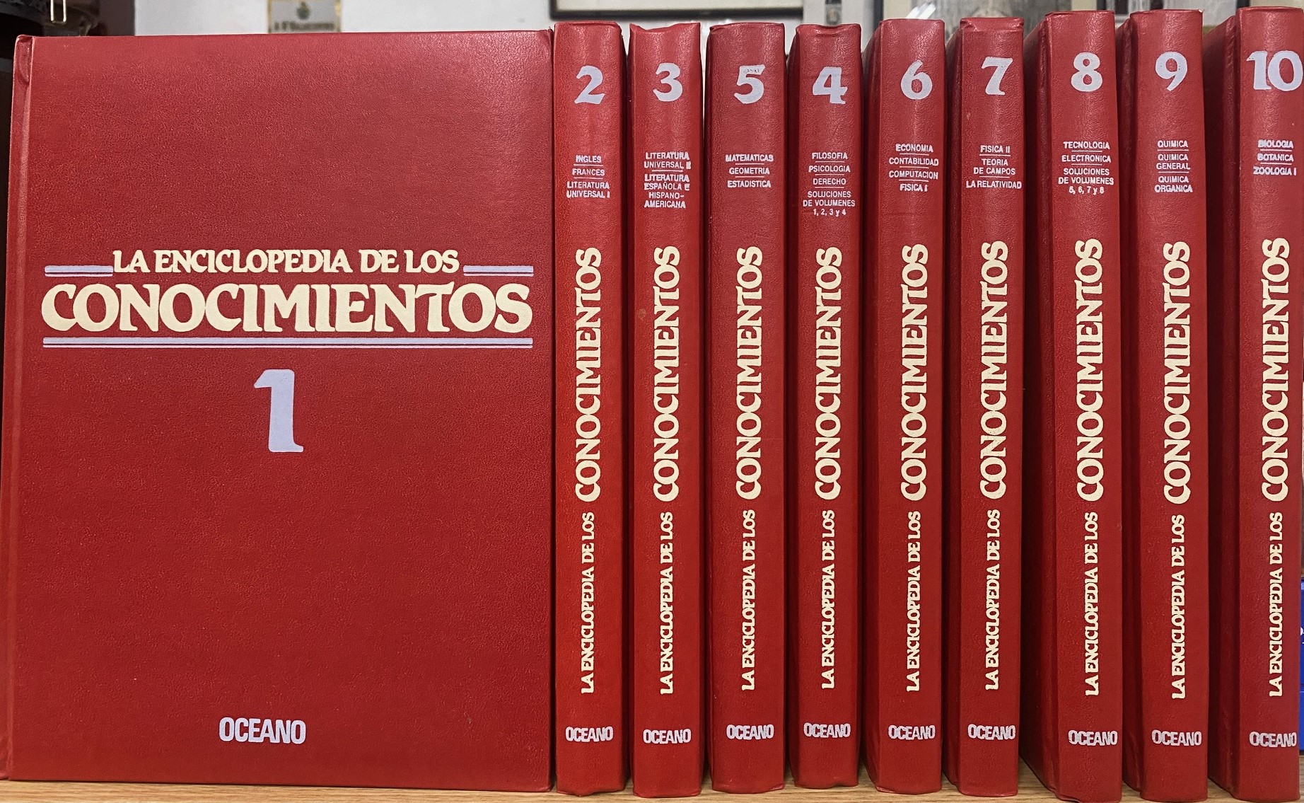 LA ENCICLOPEDIA DE LOS CONOCIMIENTOS (10 TOMOS)