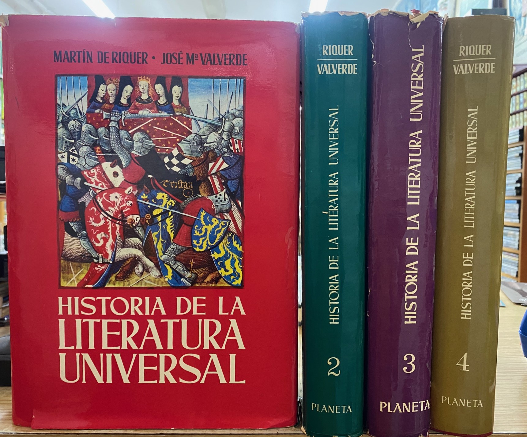 HISTORIA DE LA LITERATURA UNIVERSAL (4 TOMOS)