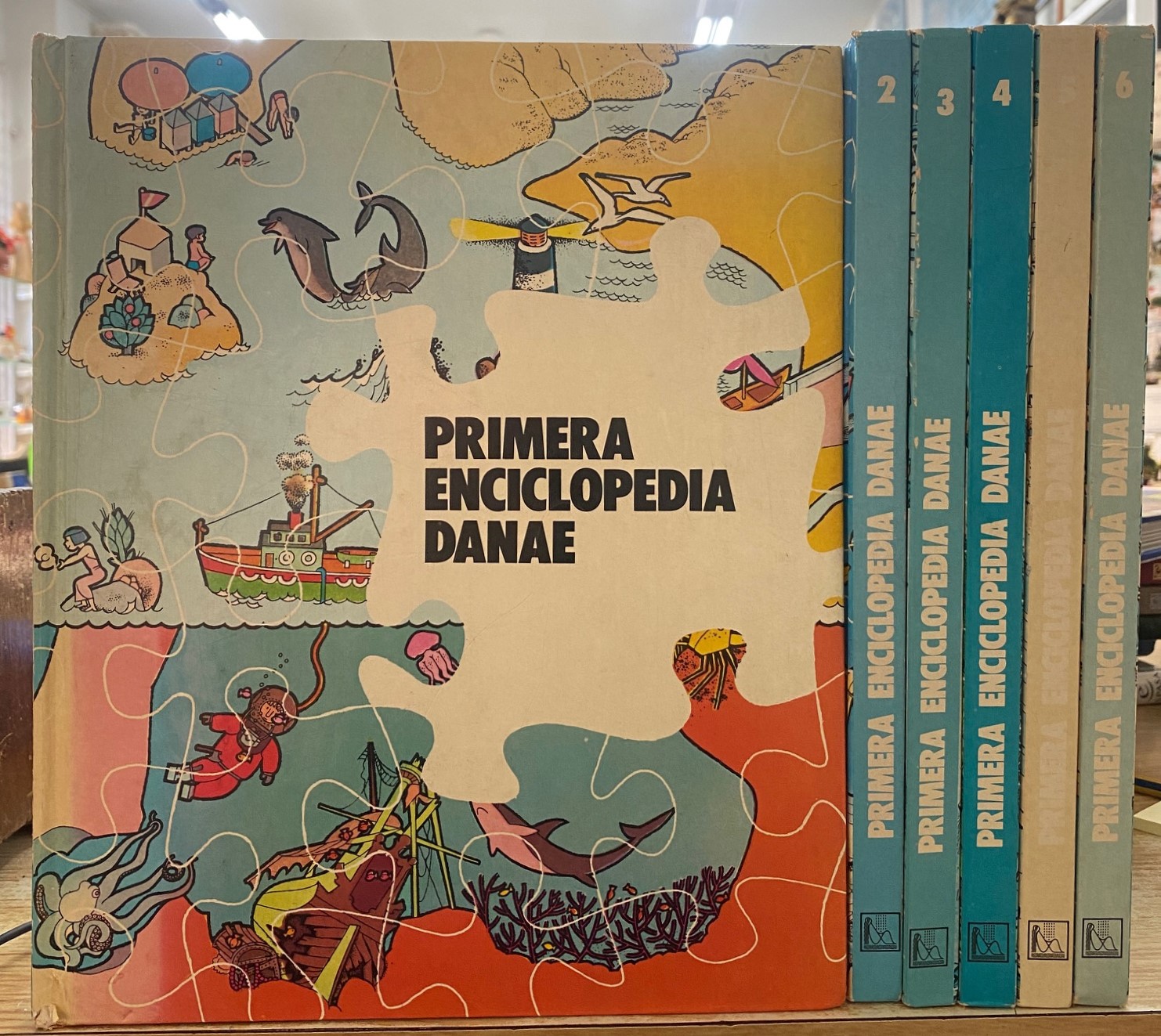 PRIMERA ENCICLOPEDIA DANAE (6 TOMOS)