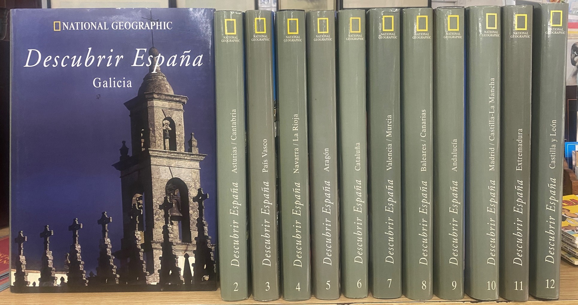 DESCUBRIR ESPAÑA. NATIONAL GEOGRAPHIC (12 TOMOS)