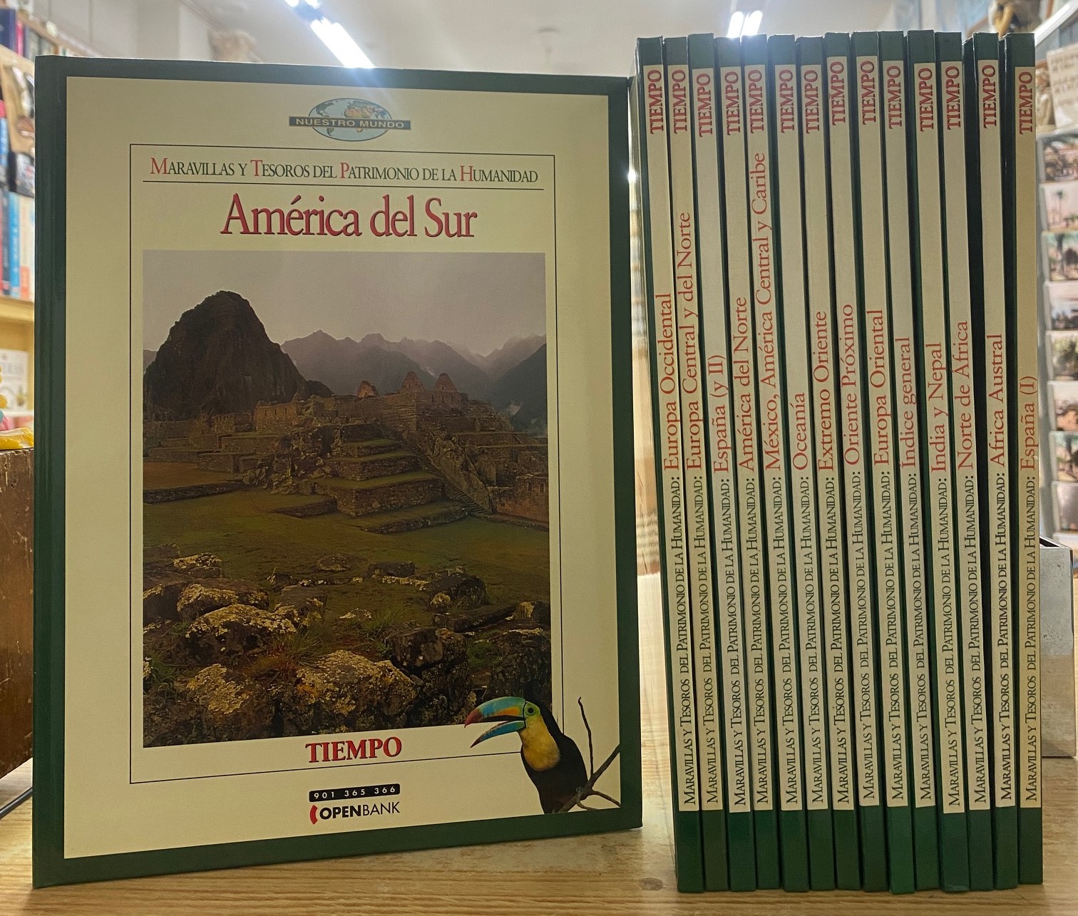 MARAVILLAS Y TESOROS DEL PATRIMONIO DE LA HUMANIDAD. NUESTRO MUNDO. 15 TOMOS