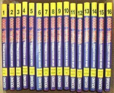 GRAN ENCICLOPEDIA VISUAL 2000. 16 TOMOS.