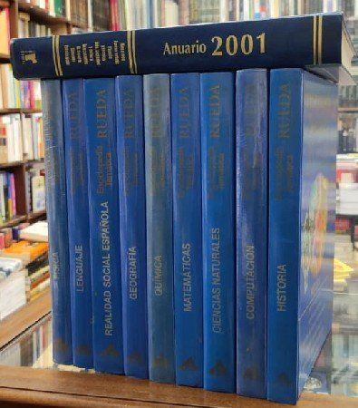 ENCICLOPEDIA TEMÁTICA RUEDA (9 TOMOS + ANUARIO 2001)