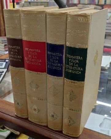 PRIMAVERA Y FLOR DE LA LITERATURA HISPÁNICA. SELECCIONES DEL READERS DIGEST (4 TOMOS)