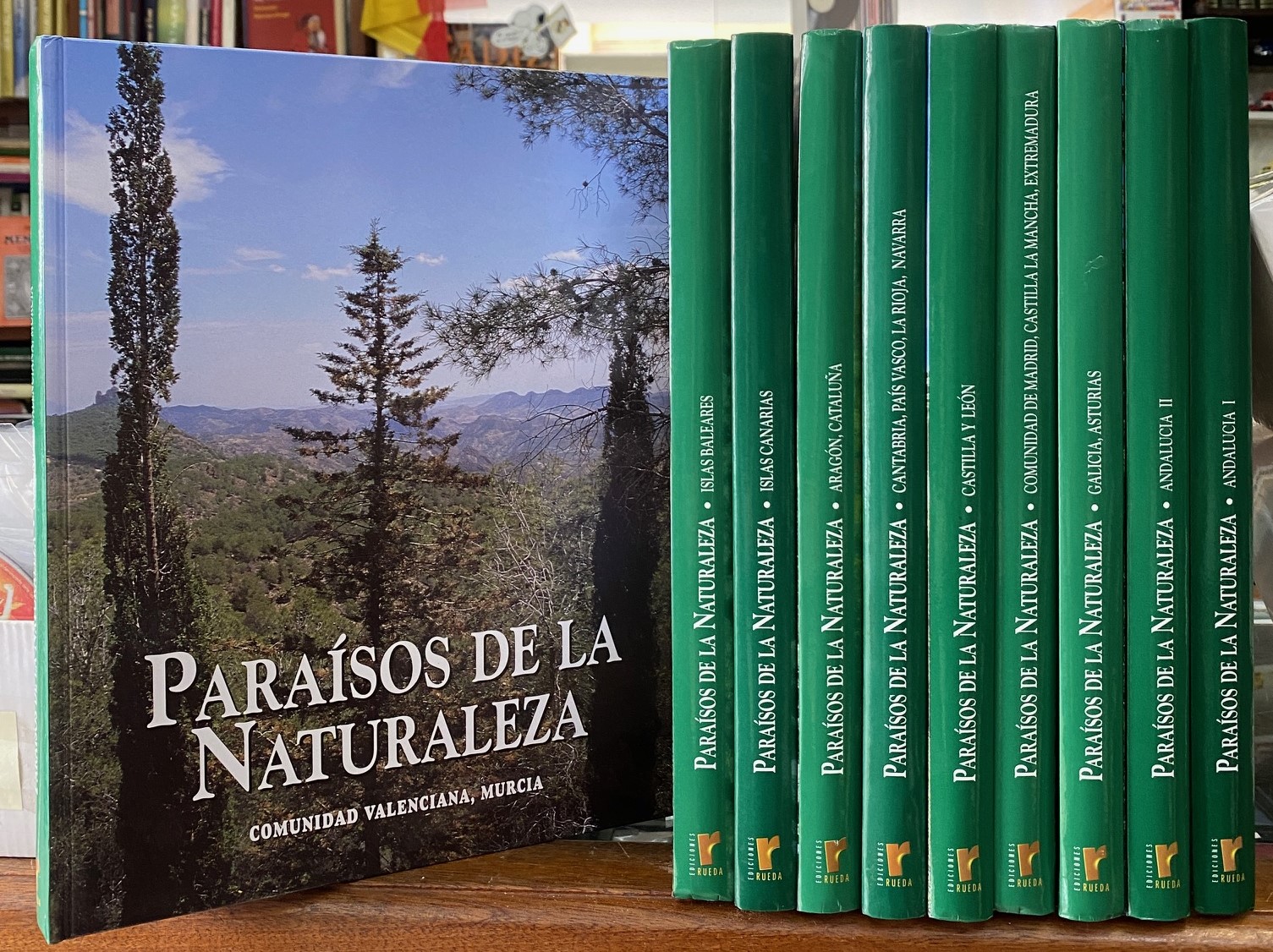 PARAISOS DE LA NATURALEZA. EDICIONES RUEDA (10 TOMOS)