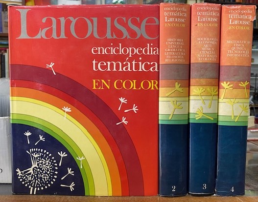 LAROUSSE ENCICLOPEDIA TEMÁTICA EN COLOR. 4 TOMOS