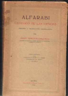 ALF ARABI. CATALOGO DE LAS CIENCIAS. VOL.2.