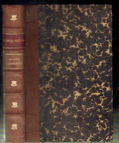 JUICIOS Y ESTUDIOS LITERARIOS DE CAUSERIES DU LUNDI.