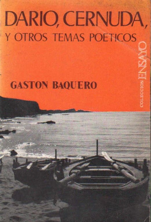 DARIO, CERNUDA Y OTROS TEMAS POÉTICOS