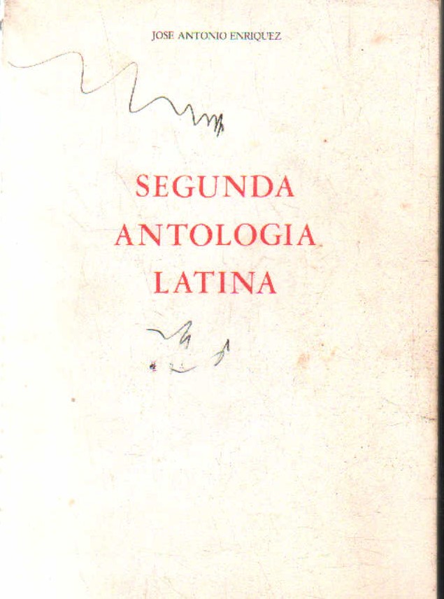 SEGUNDA ANTOLOGÍA LATINA