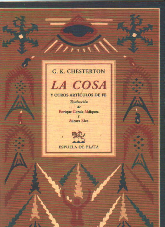 LA COSA Y OTROS ARTÍCULOS DE FE