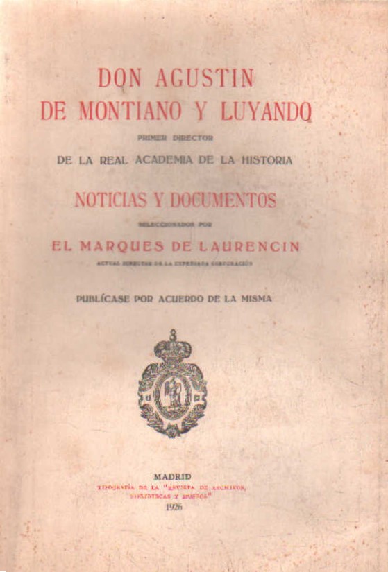 DON AGUSTIN DE MONYIANO Y LUYANDO