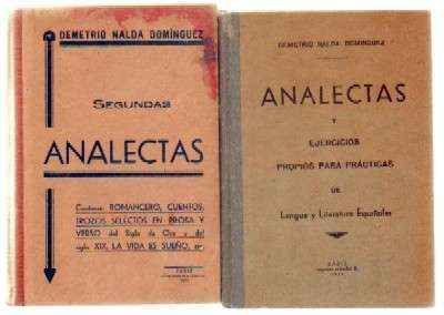 ANALECTAS Y EJERCICIOS PROPIOS PARA PRACTICAS DE LENGUA Y LITERATURA ESPAÑOLAS Y SEGUNDAS ANALECTAS