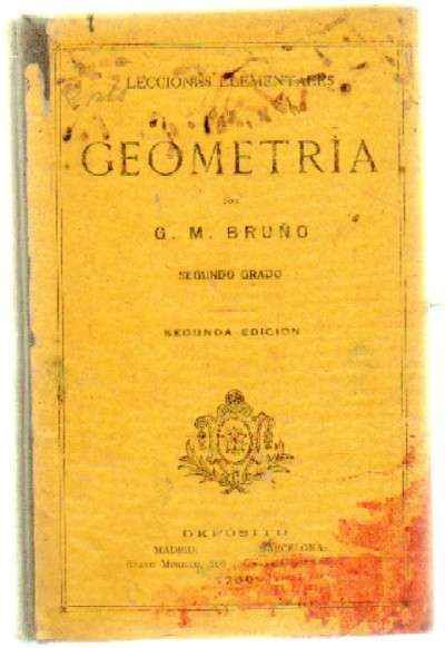 LECCIONES ELEMENTALES DE GEOMETRIA. SEGUNDO GRADO