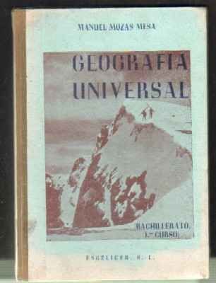 GEOGRAFÍA UNIVERSAL (BACHILLERATO 1º CURSO)