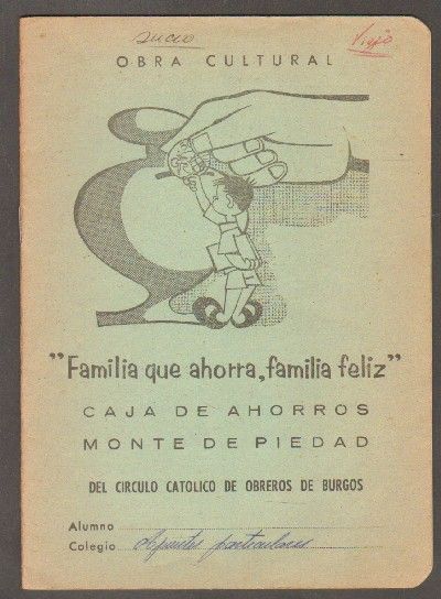 OBRA CULTURAL. CIRCULO CATOLICO OBRERO DE BURGOS.