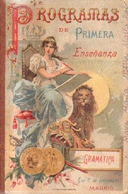 PROGRAMAS DE PRIMERA ENSEÑANZA. GRAMÁTICA.