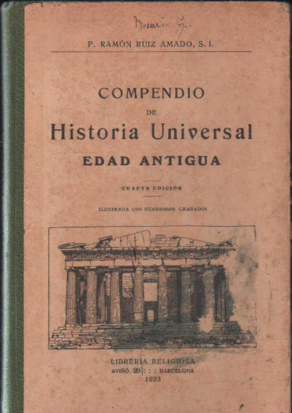 COMPEDIO DE HISTORIA UNIVERSAL EDAD ANTIGUA