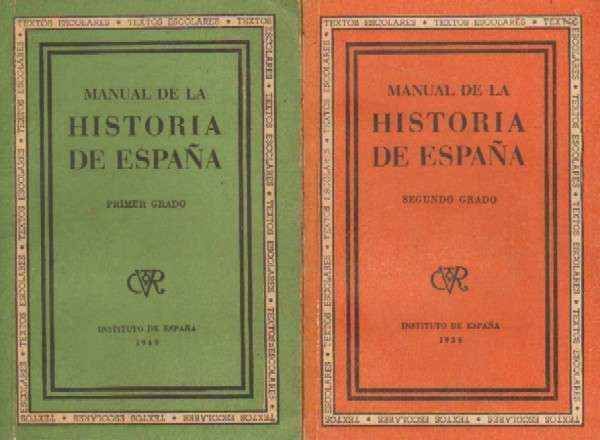 MANUAL DE LA HISTORIA DE ESPAÑA. 2 TOMOS