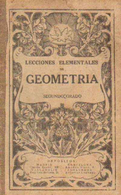 LECCIONES ELEMENTALES DE GEOMETRIA. SEGUNDO GRADO