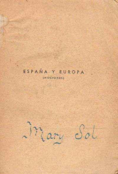 ESPAÑA Y EUROPA (NOCIONES). ESTUDIOS DE GEOGRAFIA. BACHILLERATO 2ºAÑO