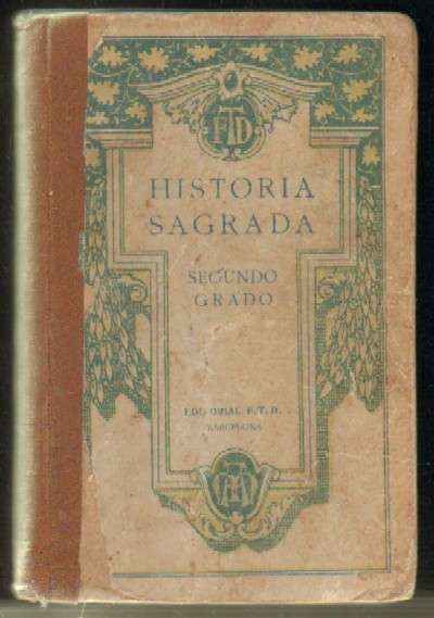 HISTORIA SAGRADA. SEGUNDO GRADO