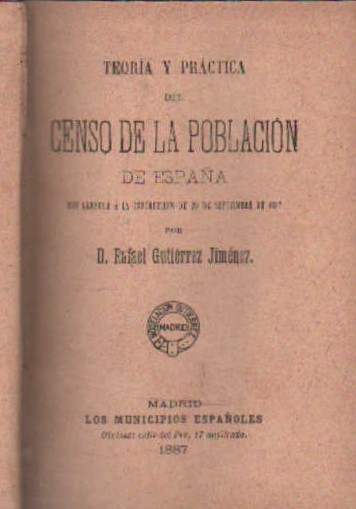 TEORÍA Y PRÁCTICA DEL CENSO DE LA POBLACION DE ESPAÑA