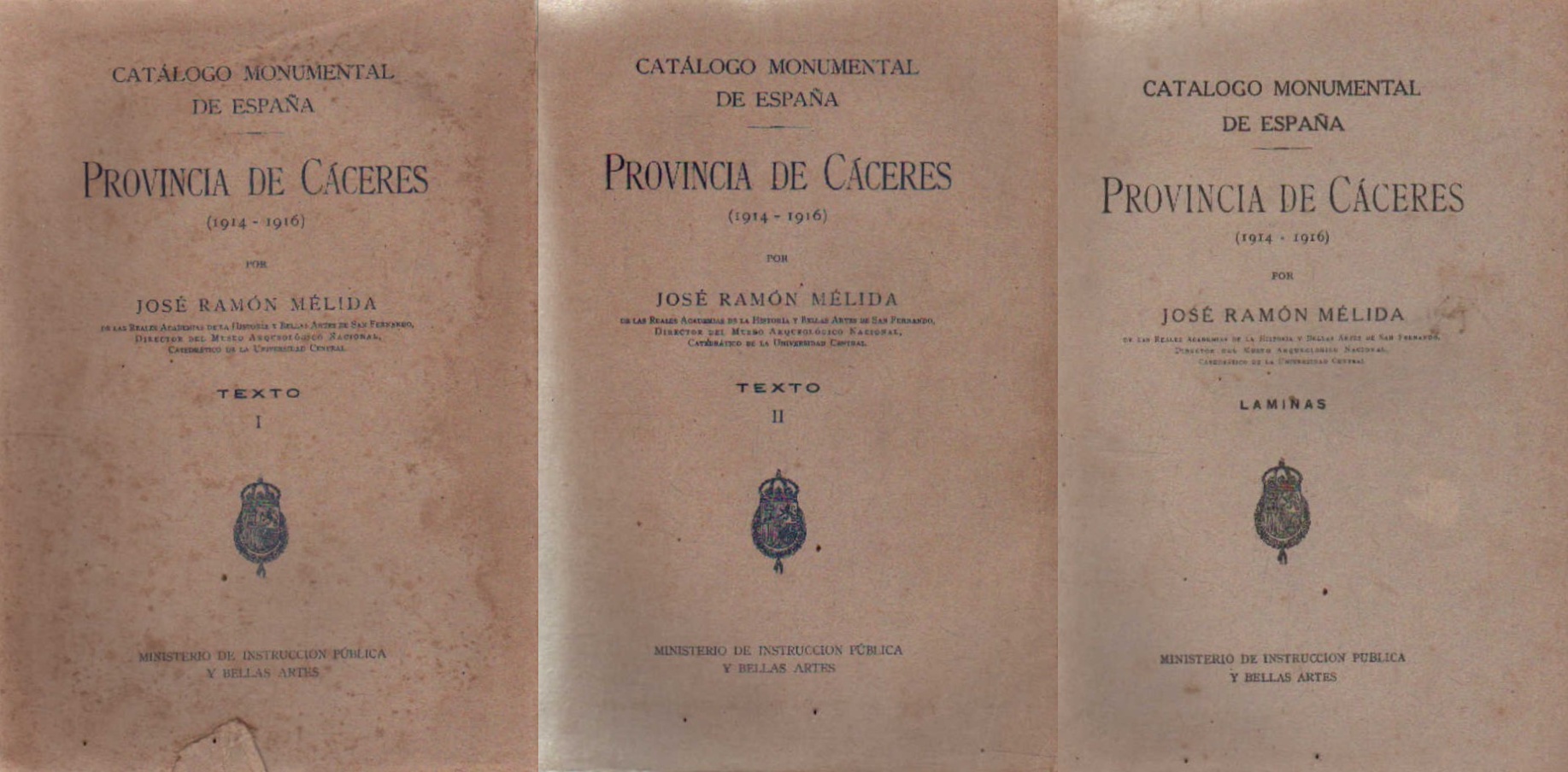 CATÁLOGO MONUMENTAL DE ESPAÑA: PROVINCIA DE CÁCERES (1914-1916)