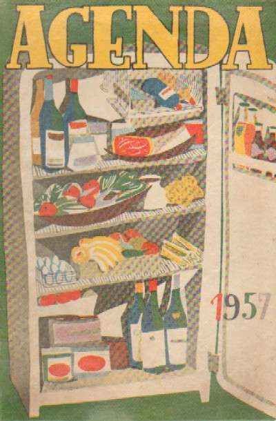 ALMANAQUE AGENDA AÑO 1957