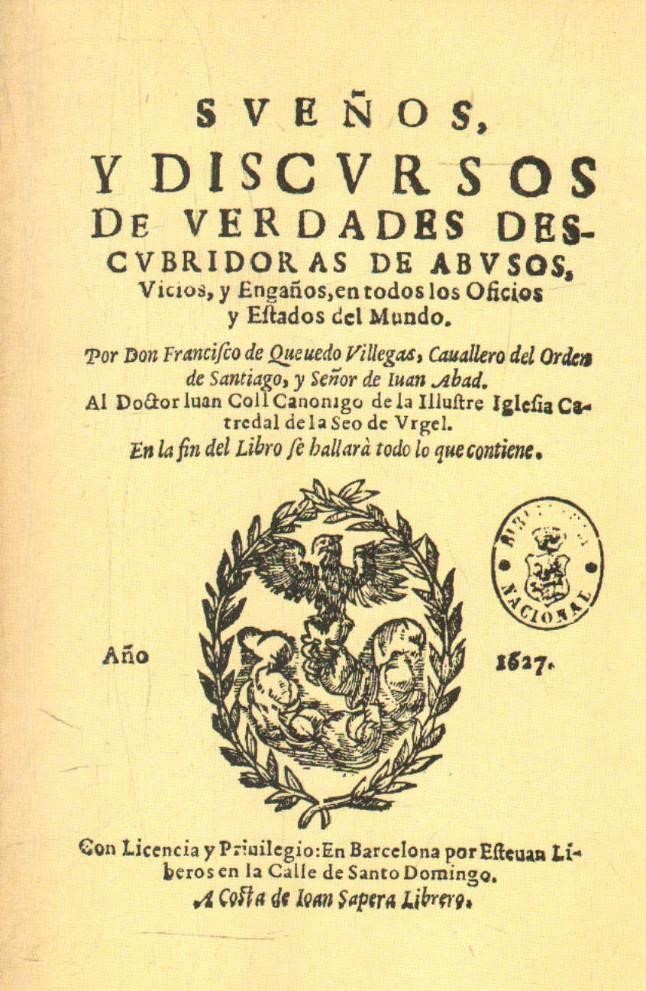 SUEÑOS Y DISCURSOS (EDICIÓN FACSIMIL)