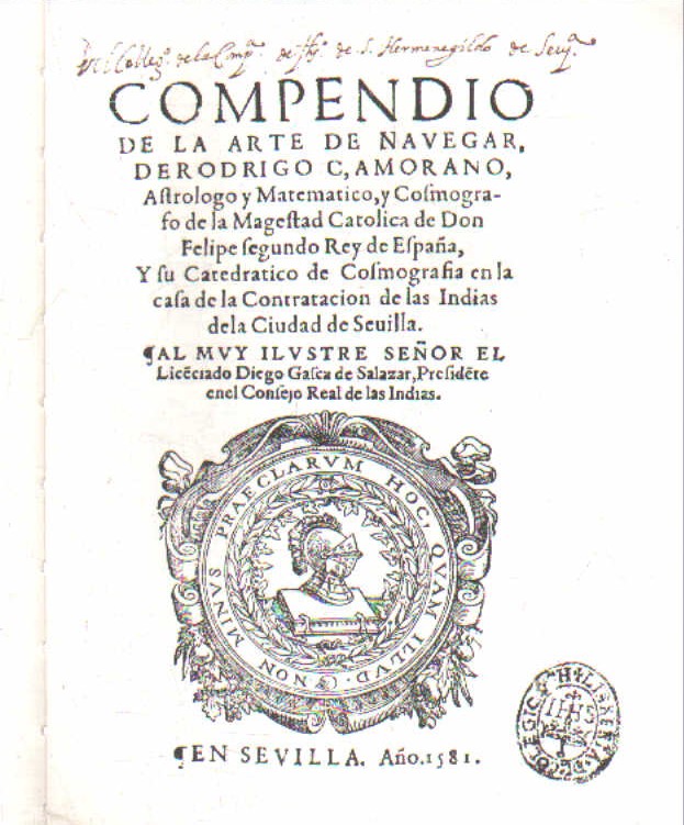 COMPENDIO DE LA ARTE DE NAVEGAR, DE RODRIGO ZAMORANO