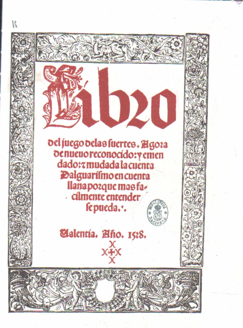LIBRO DEL JUEGO DE LAS SUERTES