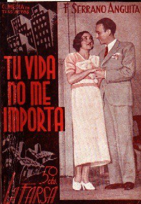 TU VIDA NO ME IMPORTA.
