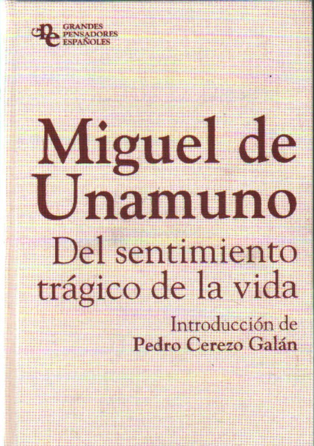 DEL SENTIMIENTO TRÁGICO DE LA VIDA