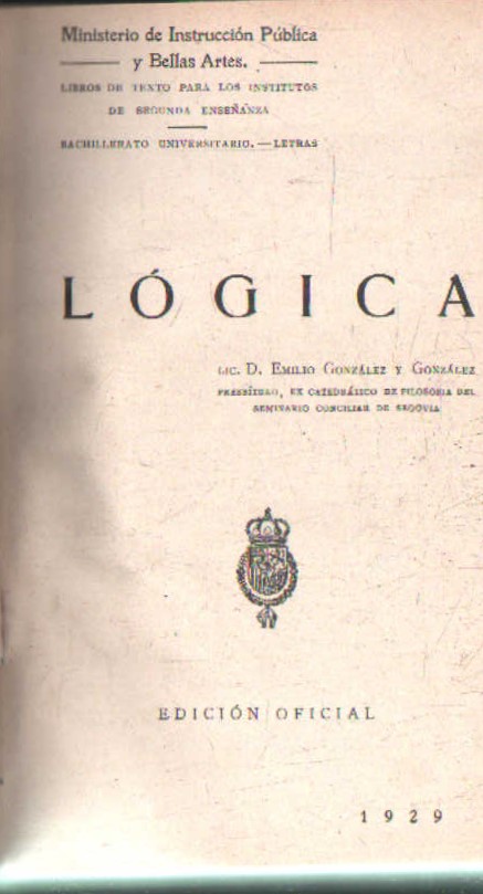LÓGICA. EDICIÓN OFICIAL