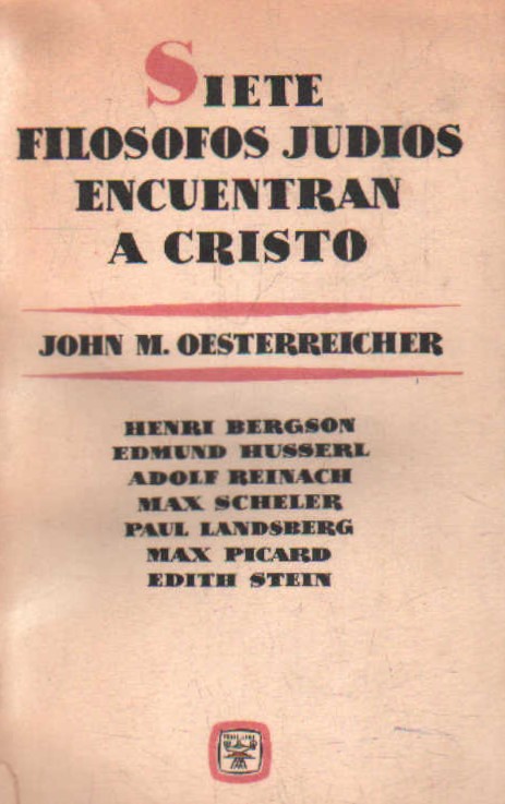 SIETE FILOSOFOS JUDIOS ENCUENTRAN A CRISTO