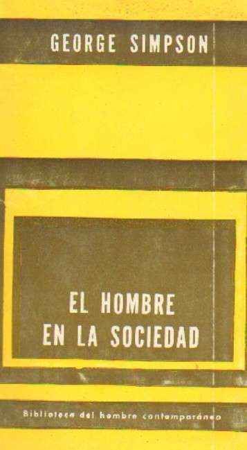 EL HOMBRE EN LA SOCIEDAD