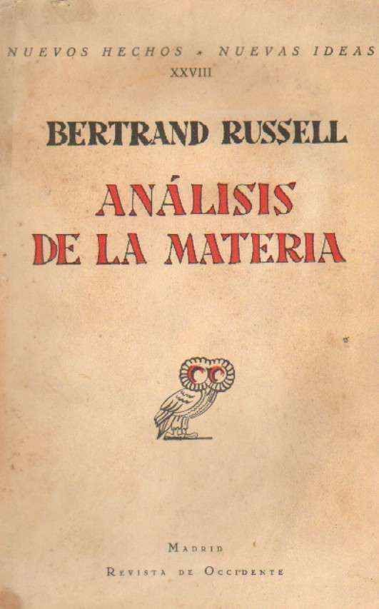 ANALISIS DE LA MATERIA