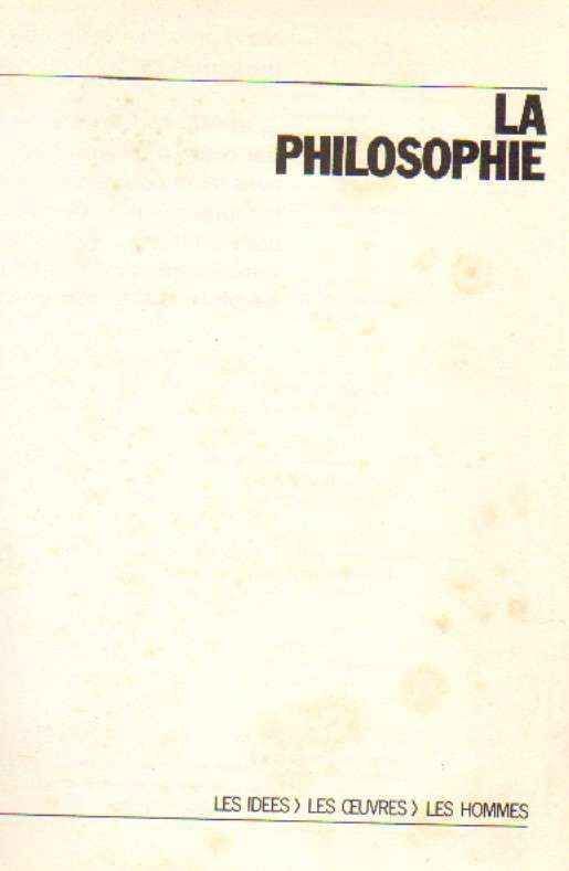LA PHILOSOPHIE
