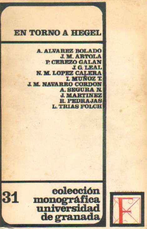 EN TORNO A HEGEL